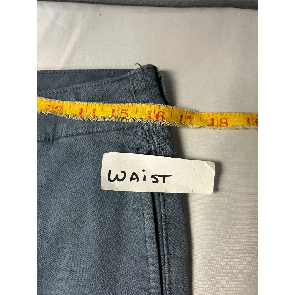 KUT from the Kloth Meg High Rise Wide Leg Pants Dusty Blue Size 8 Trendy Casual - Picture 11 of 16